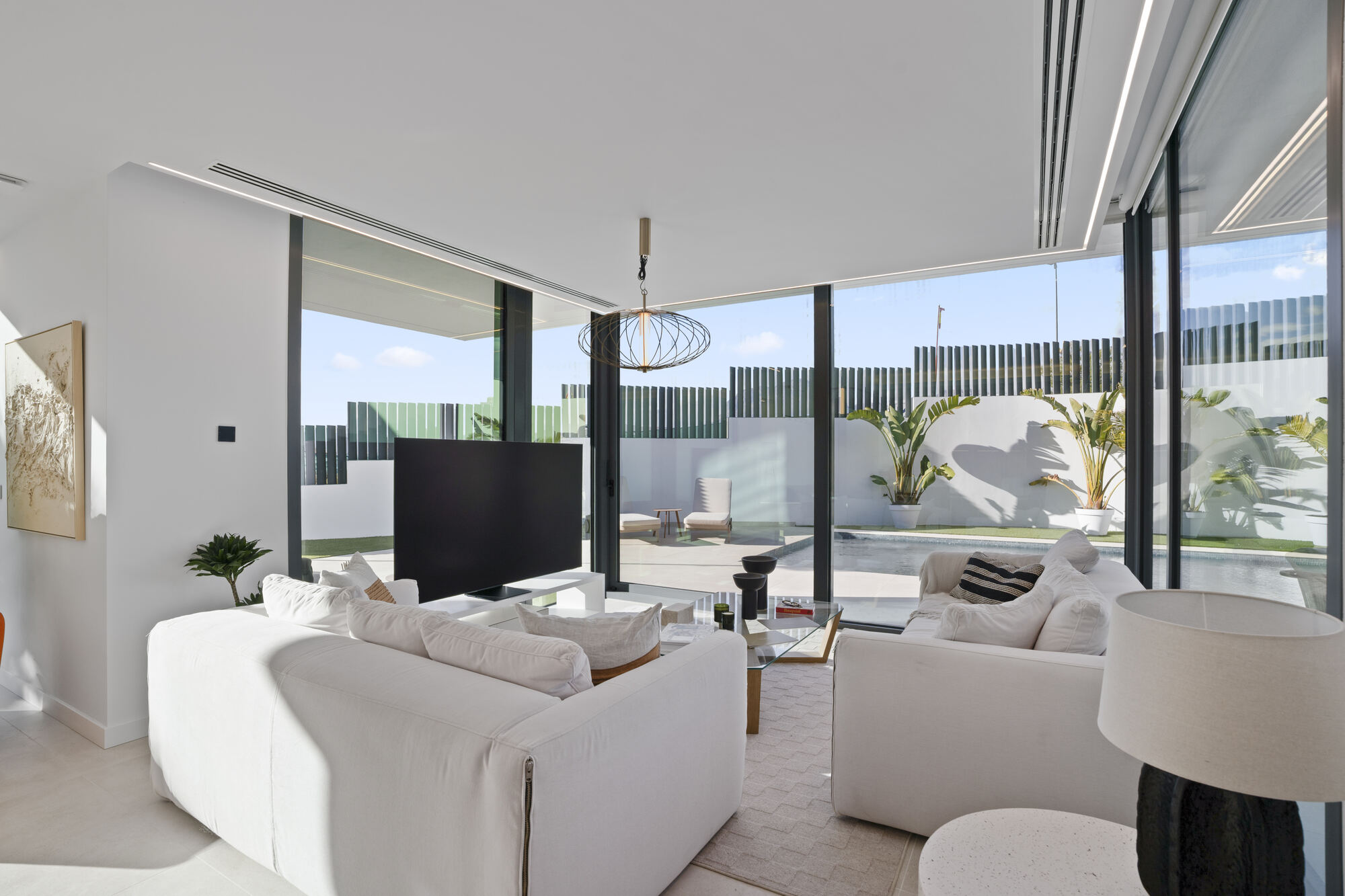 Living Room to Pool